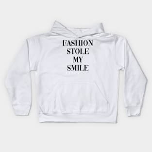 Victoria Beckham: Fashion Stole My Smile Kids Hoodie